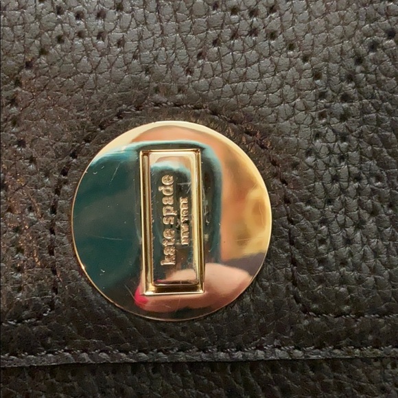 Kate Spade black leather purse - Picture 2 of 5